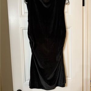 Elegant Black Velvet Dress